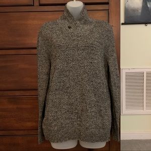 *EDDIE BAUER* Gray Collared Sweater